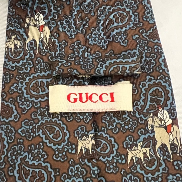 Gucci Other - Gucci Silk Printed Tie